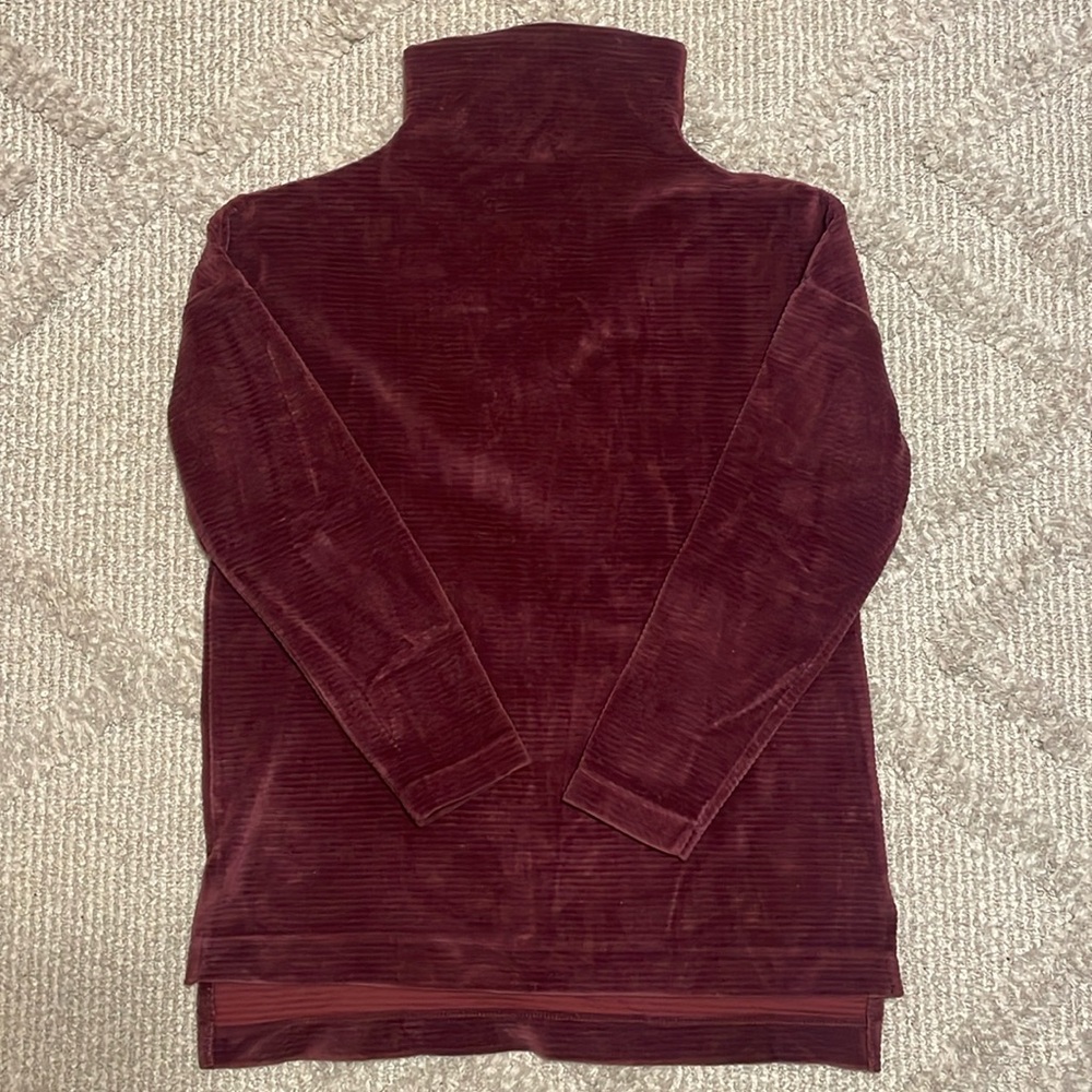 A New Day Velour Ribbed Turtleneck Sweater